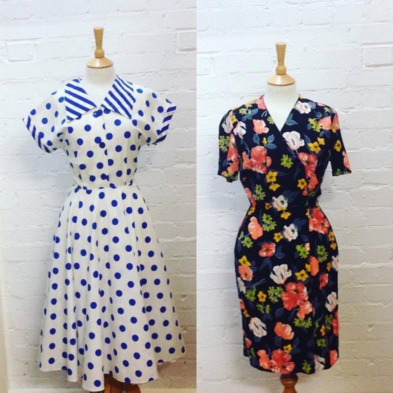 80s dresses Dresses that no one can forget Blue 17 Vintage Clothing