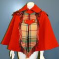 Design inspiration with Red Wool Cape of Clara and Mary Mitchell, 1894