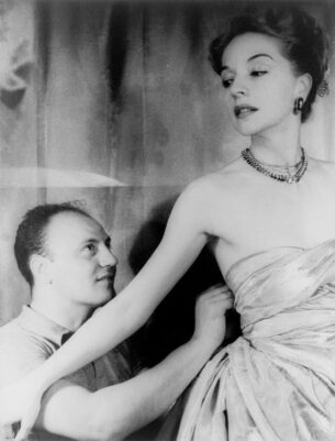 Pierre Balmain and Ruth Ford, photographed by Carl Van Vechten, 1947