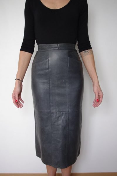 Womens Vintage Leather Skirts - Mini, Midi & Maxi - Blue 17 Vintage ...