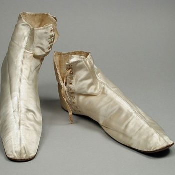 Womans vintage Ankle Boots, England, late 1840s