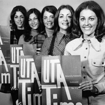 Womens 1970s vintage tops - University of Texas Queen candidates, 1972