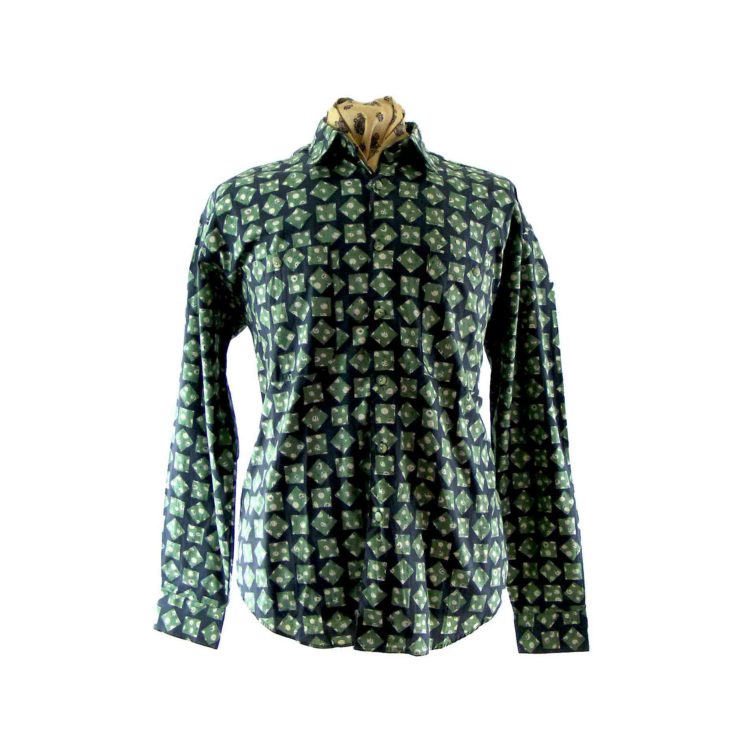 80s vintage dice print shirt