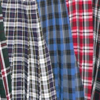 Vintage plaid skirts