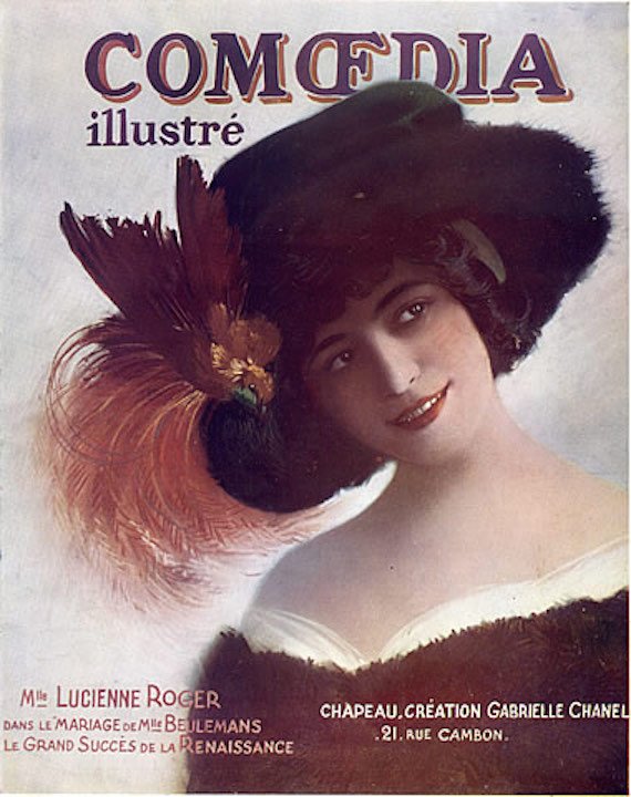 Chanel, 1909 ~ Chanel created hats before clothing!