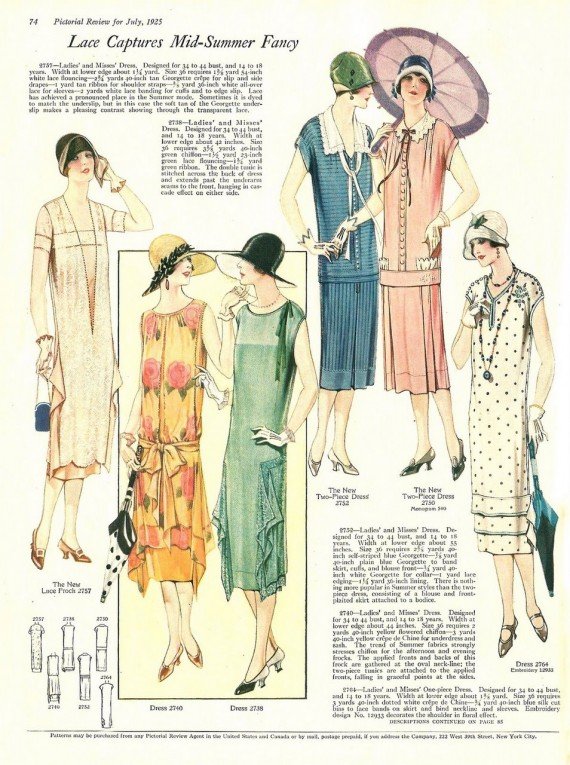 Female Fashion in 1920s London: Going out!