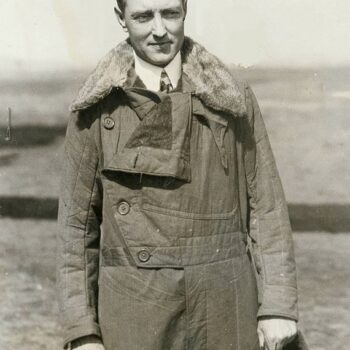 Vintage Shearling - Richard Byrd wearing flight_jacket - 1920s