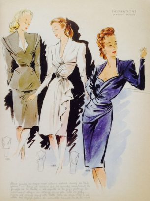 1940s Fashion - Clothes styles & History - 1940s womens fashion - Blue17