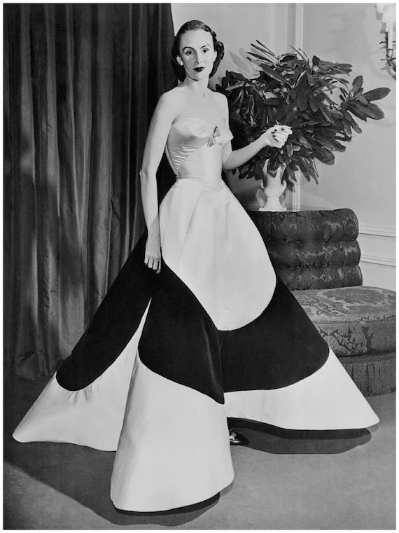 mrs-william-randolph-hearst-jr-in-charles-james-four-leaf-clover-gown mrs-william-randolph-hearst-jr-in-charles-james-four-leaf-clover-gown