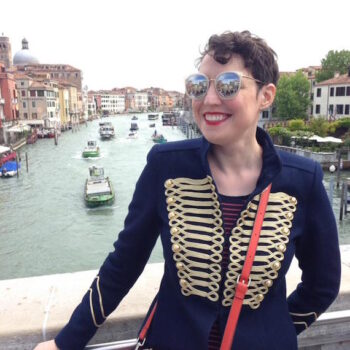 Style snapshots at the Venice Biennale, My Zara jacket was a hit!