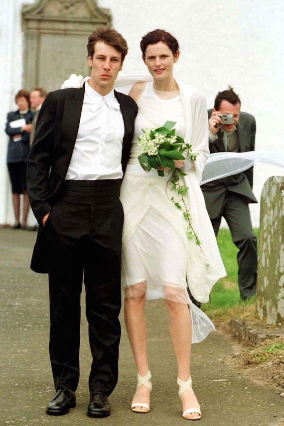 Stella Tennant getting married in 1999 Stella Tennant getting married in 1999