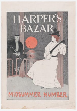 Louise Dahl Wolf - Harpers Bazar Midsummer Number, print, Edward Penfield