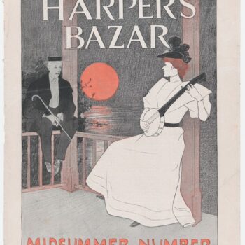 Louise Dahl Wolf - Harpers Bazar Midsummer Number, print, Edward Penfield