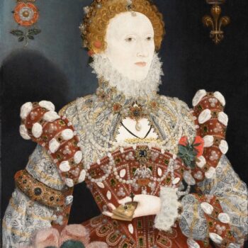 Gold, glitter & sequins - Portrait of Queen Elizabeth I