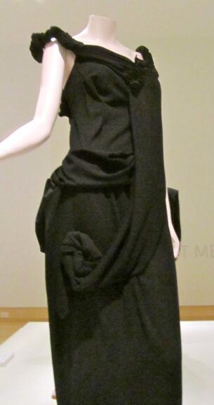 1990s Vintage Fashion - Yohji Yamamoto polyester gown 1998