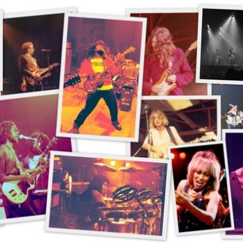 Five of the greatest 80s fashion trends - Collage of photos of musicians from the 1970s/80s