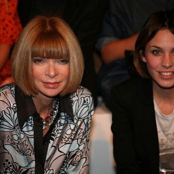 LFWSS19. Anna Wintour & Alexa Chung.