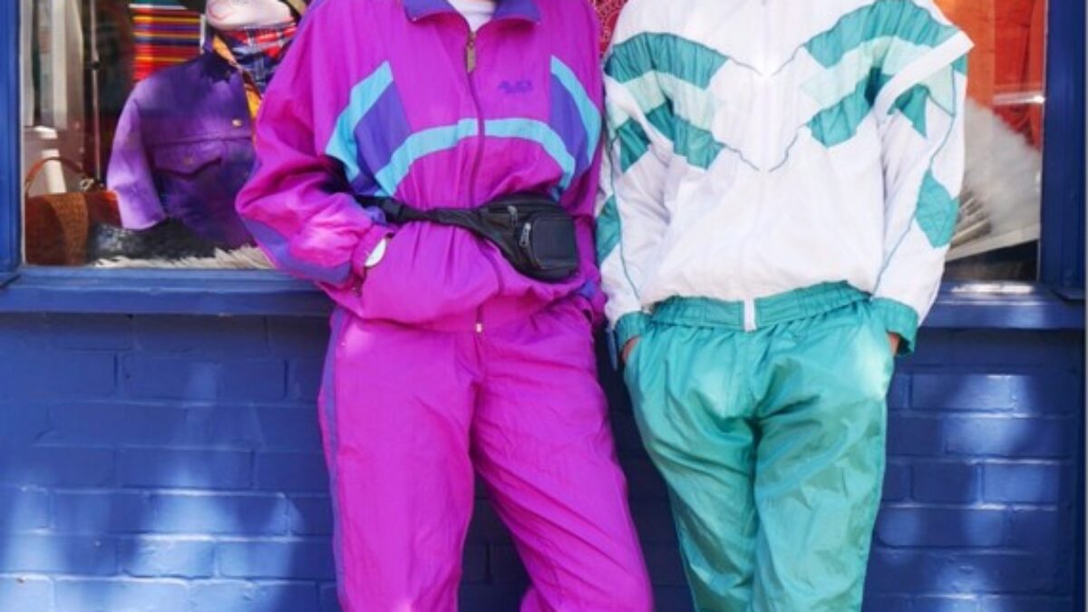 Where to buy neon fitted suits and find 1980s shell suit tops - Vintage Blog