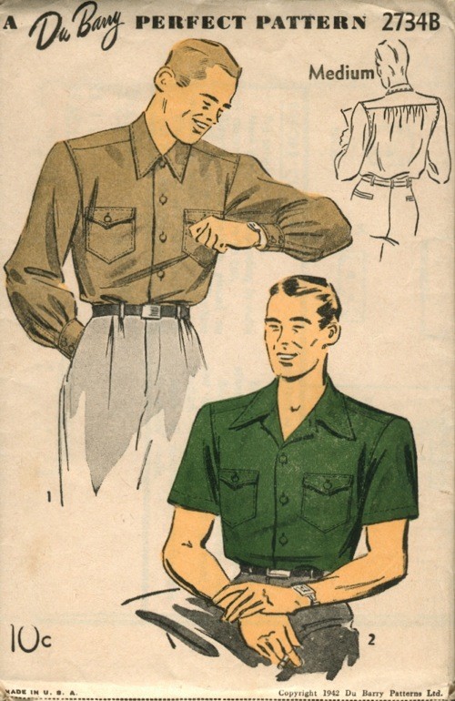 Mens 40s fashion - The collared shirt, a timeless staple - Vintage Blog