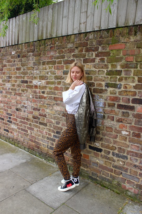 80s leopard print discount outfit