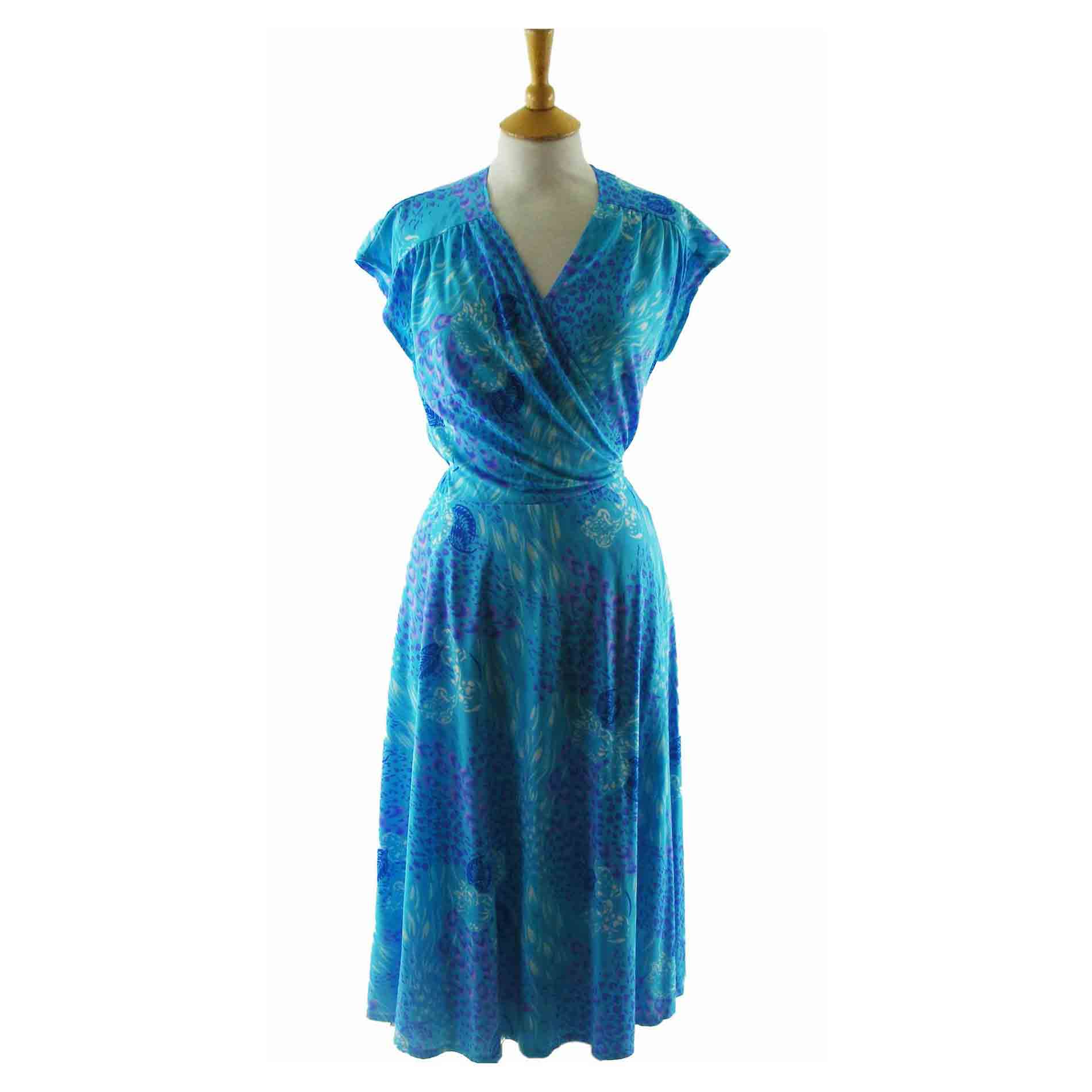 80s Dress 80s Dress Style 80s Retro Clothing Blue 17 Vintage Clothing