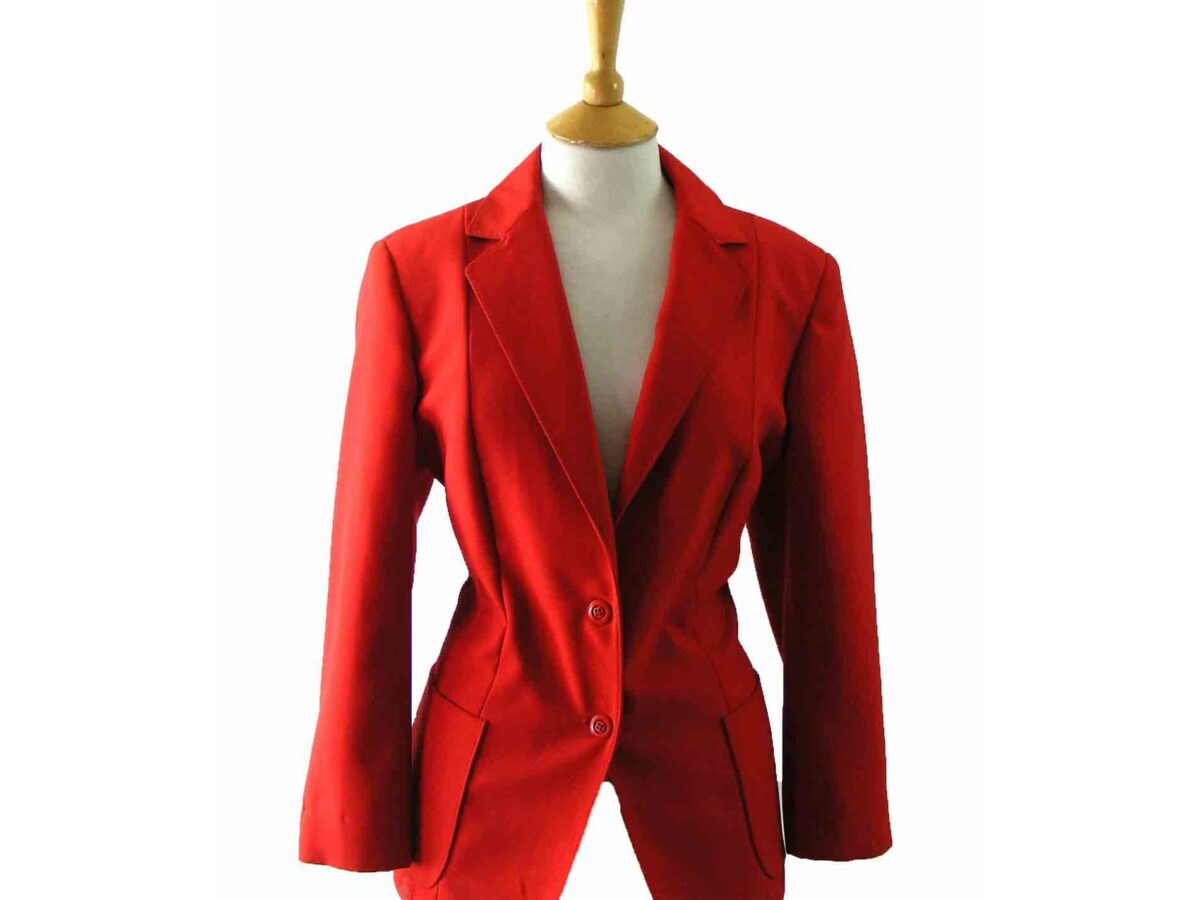 80s sales red blazer