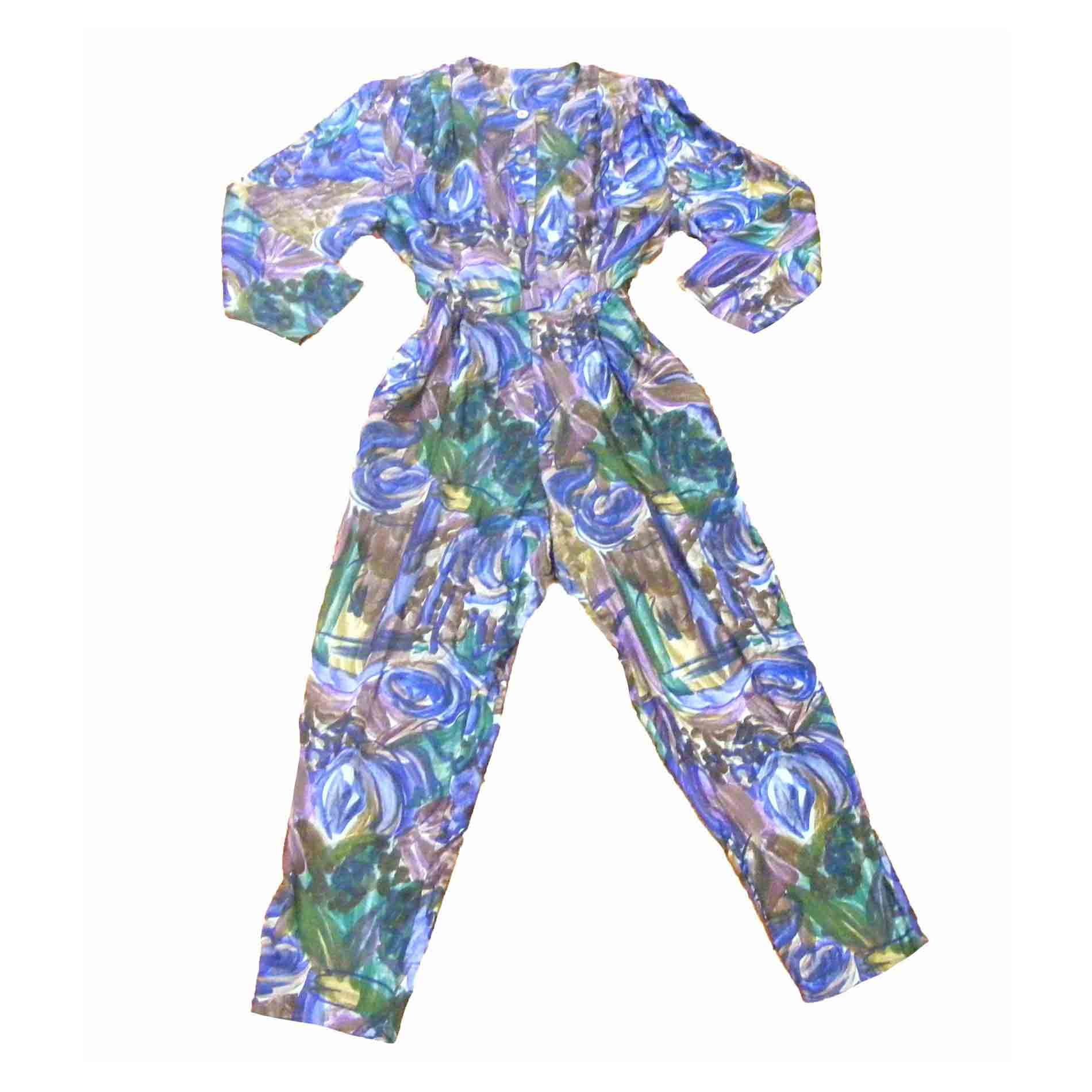 Vintage Play suits & Jump suits for Women - Blue 17 Vintage Clothing