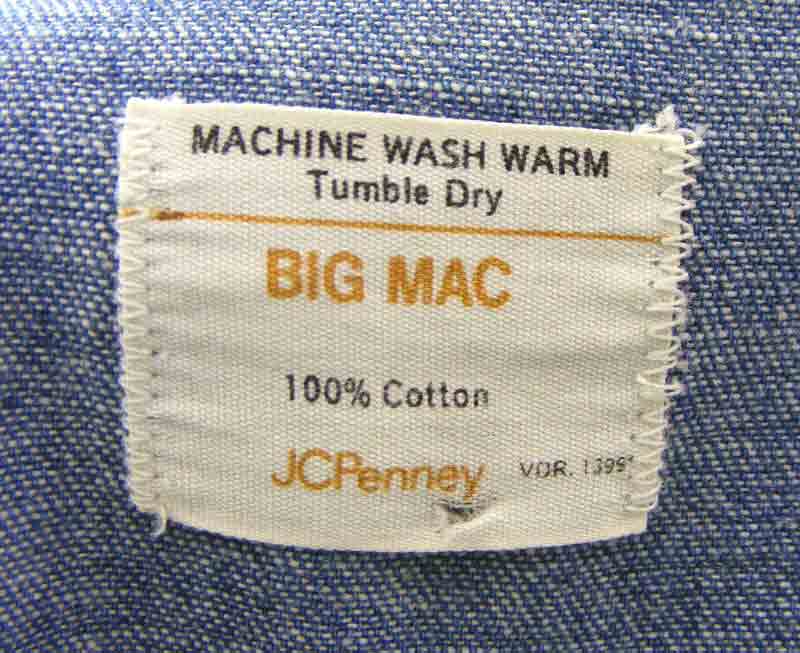 Big Mac Denim Western Shirt - Blue 17 Vintage Clothing