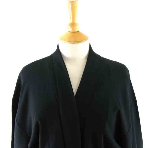 Black Haori - Blue 17 Vintage Clothing