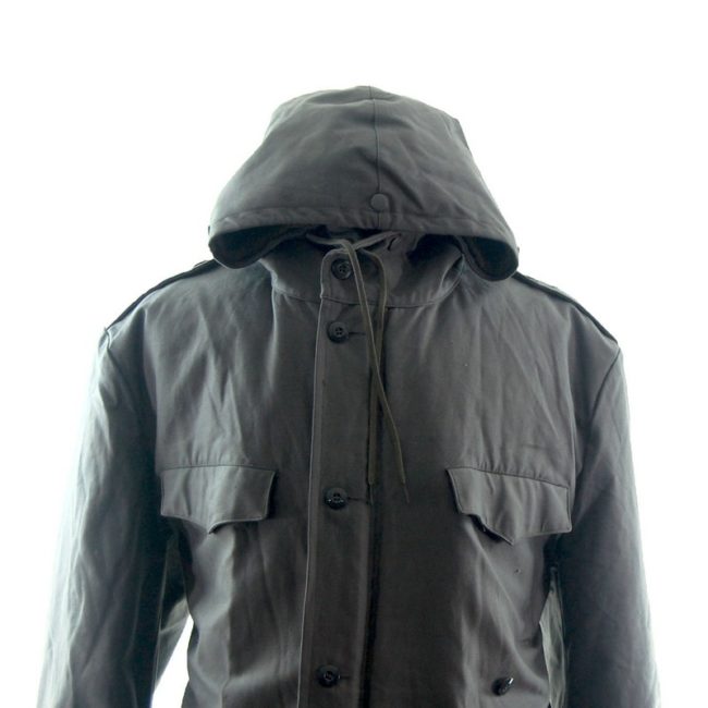 Grey Nato Parka - UK L - Blue 17 Vintage Clothing