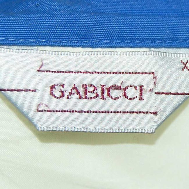 Gabicci Shell Suit Jacket - UK XL - Blue 17 Vintage Clothing