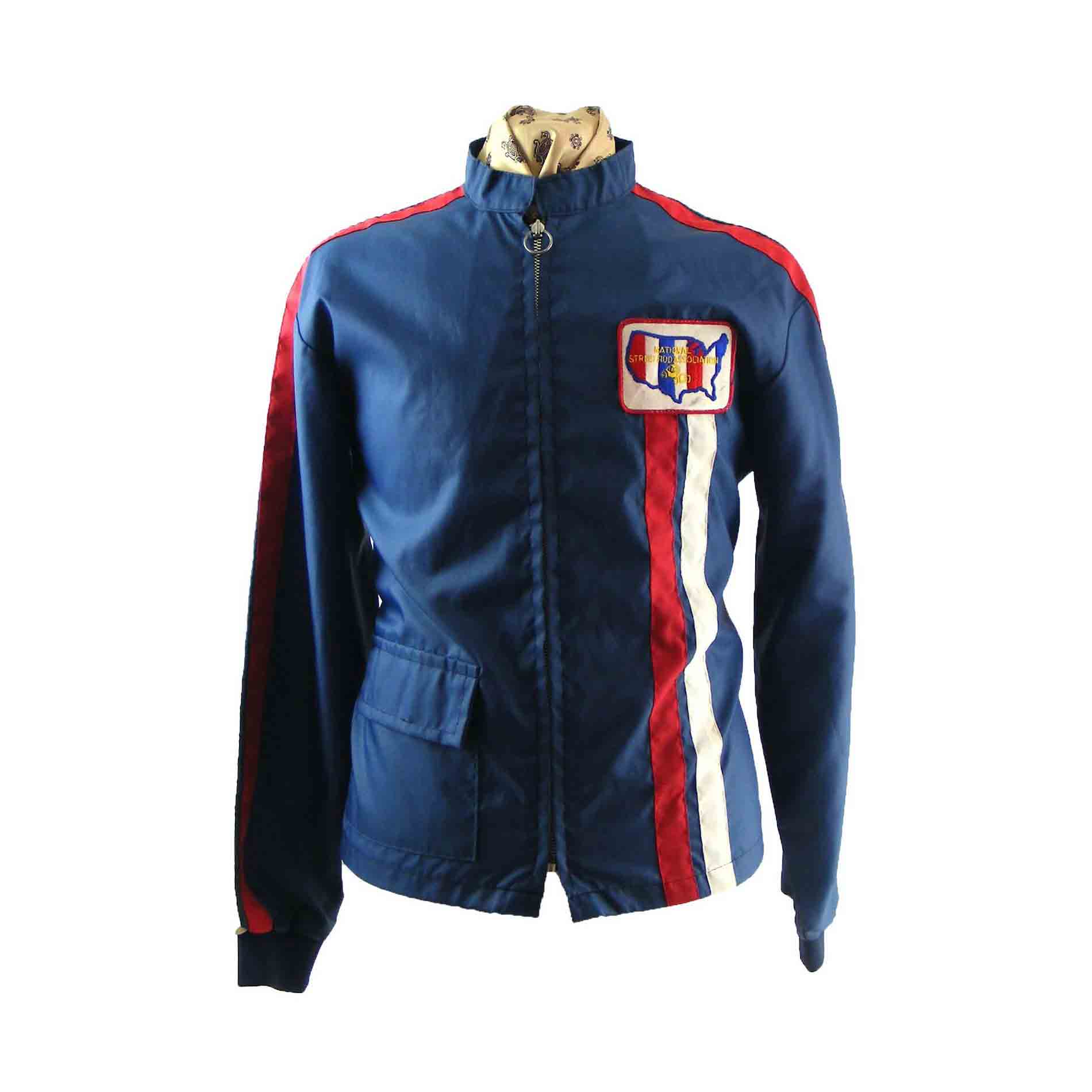 National street rod racing jacket - Blue 17 Vintage Clothing