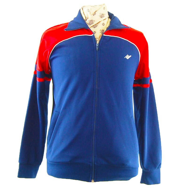 True Vintage Track Jacket - UK L - Blue 17 Vintage Clothing
