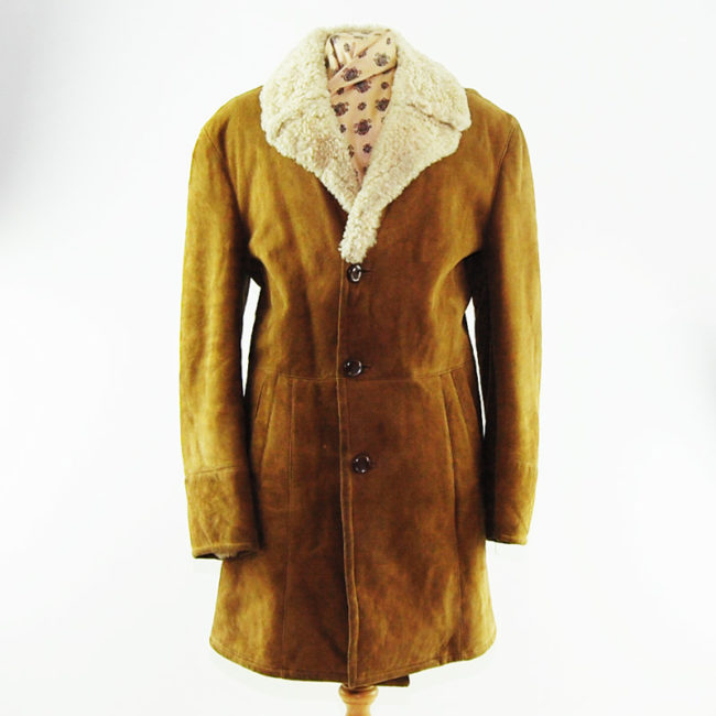 Vintage Light Sheepskin Coat
