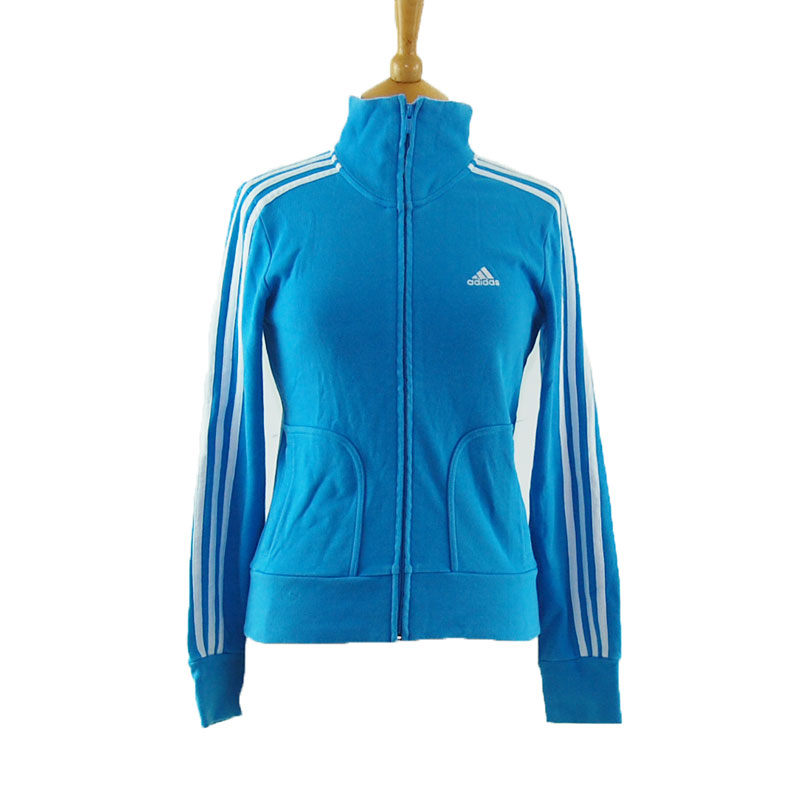 adidas blue zip up hoodie