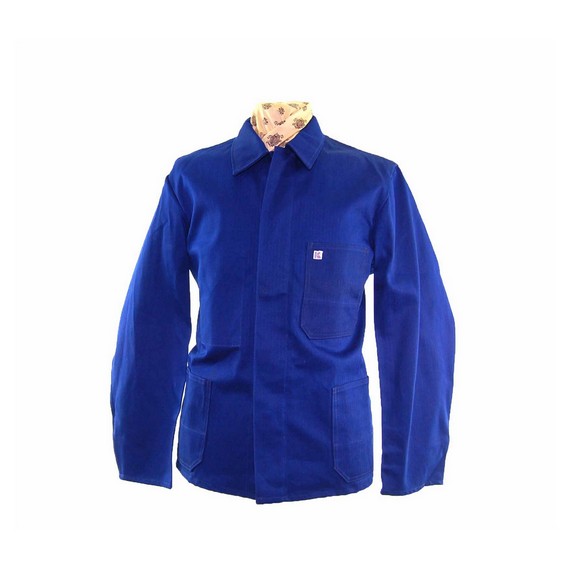 French chore jacket for classic and timeless style - Blue 17