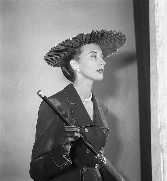 Pierre Balmain costume from fashion show, 1951