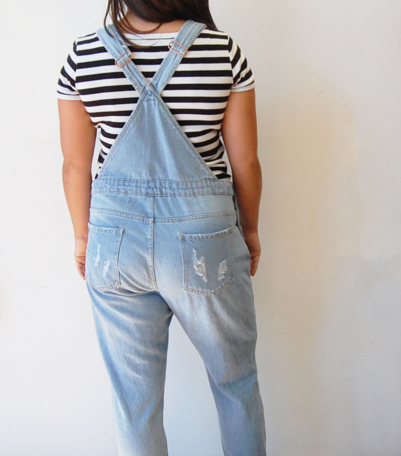 Light Blue Denim Relaxed Fit Dungarees New Zealand, 40% OFF