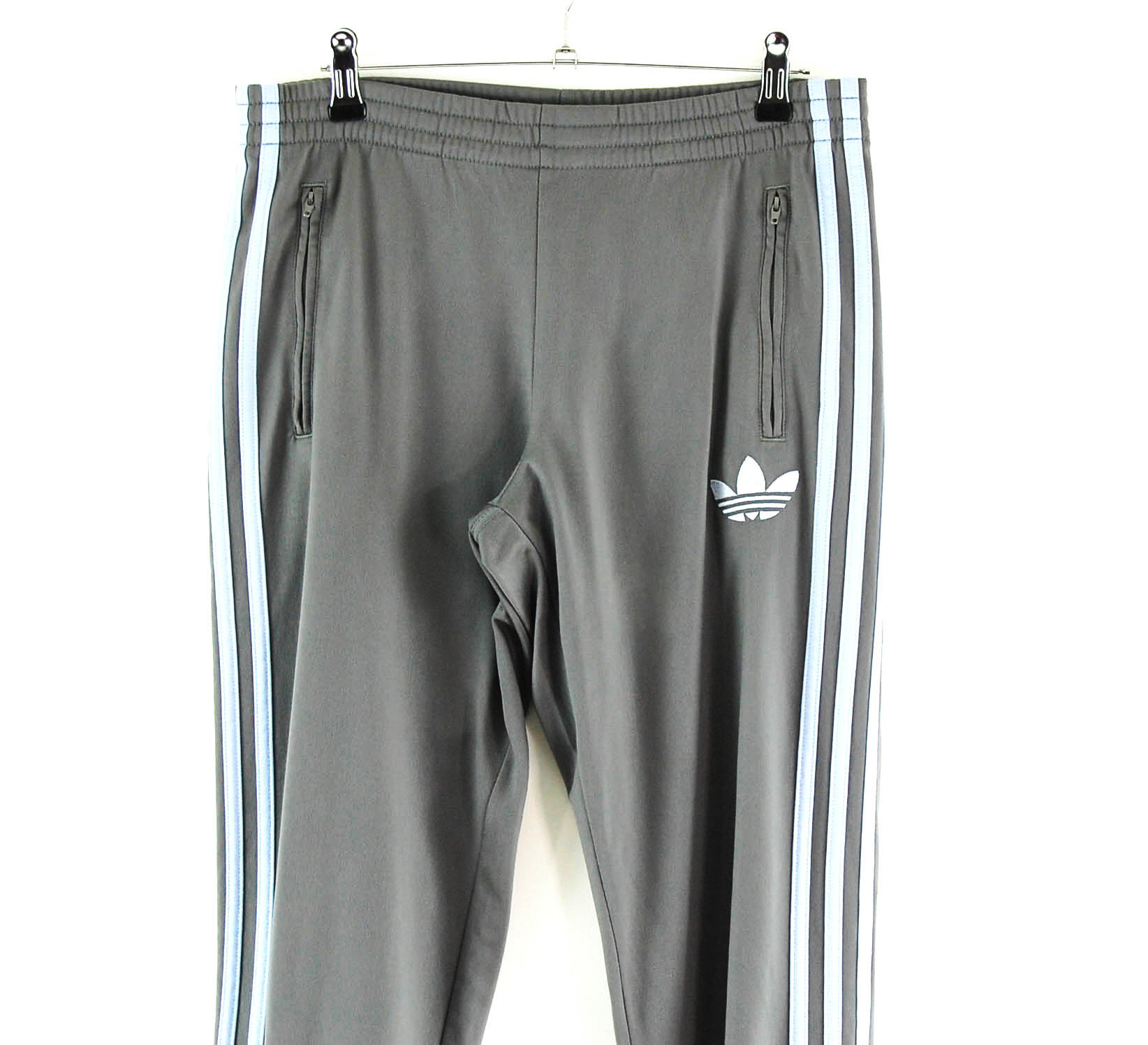 ADIDAS Mens Tracksuit Trousers Joggers Large Black Polyester | Vintage &  Second-Hand Clothing Online | Thrift Shop