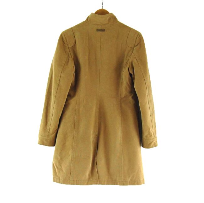 Back of Womans Tan Marlboro Classics Coat