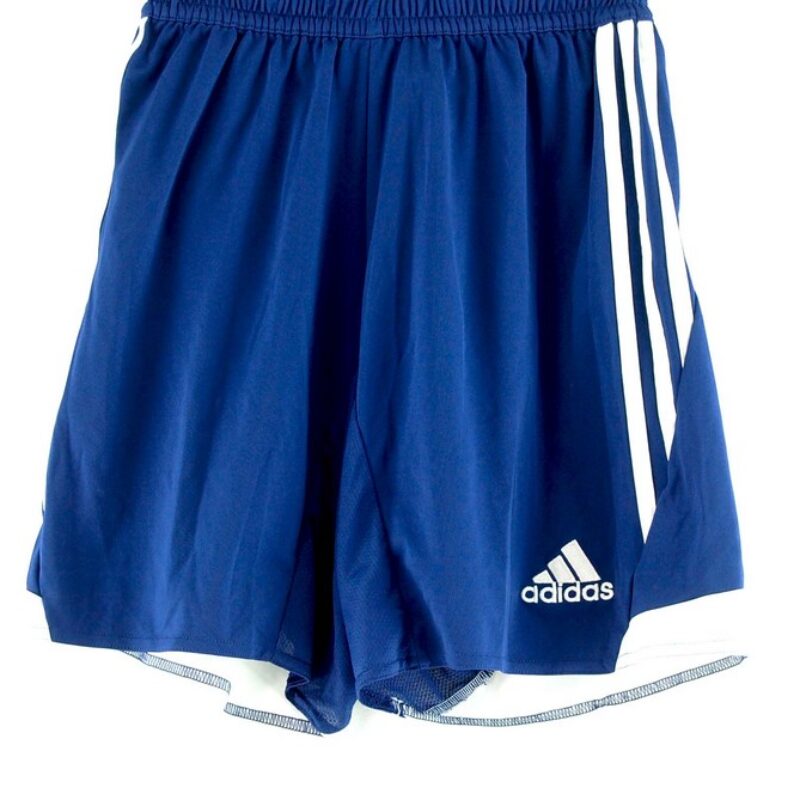 Adidas Climacool Shorts Blue UK S Blue 17 Vintage Clothing