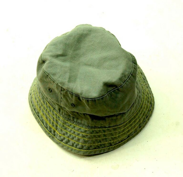 Olive Green Bucket Hat- Men's Size XS - Blue 17 Vintage Clothing