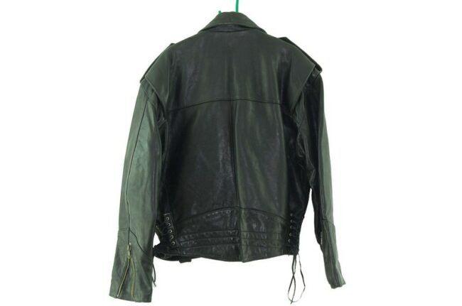 Back of Mens Vintage Motorcycle Jacket