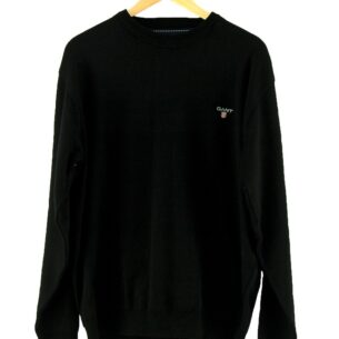 Mens Gant Jumper Black