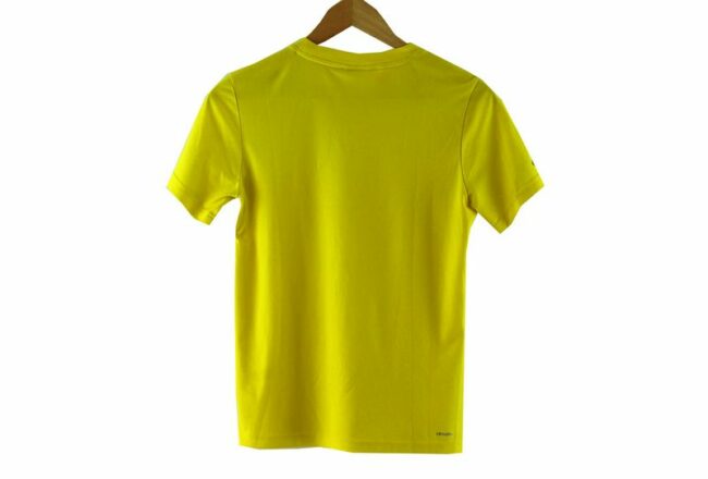 Back Adidas Yellow Sport T Shirt