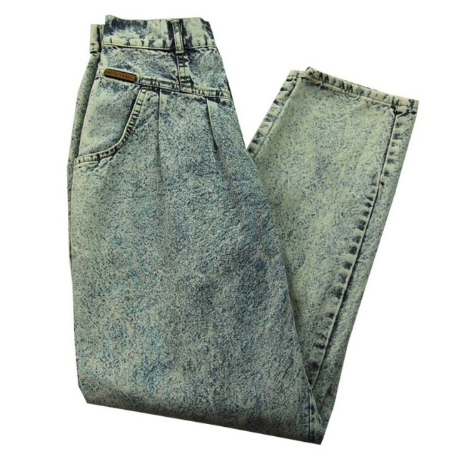 Gitano Acid Wash High Waisted Jeans