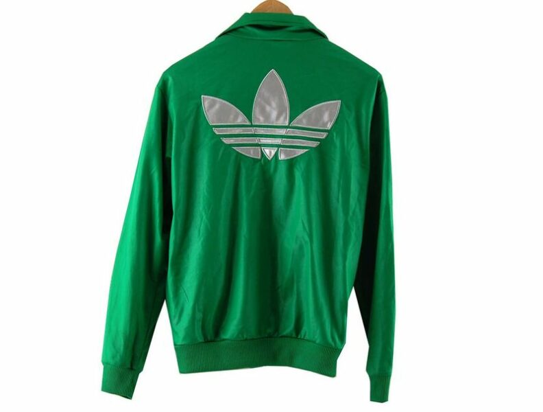 Green Adidas Tracksuit Jacket - UK S - Blue 17 Vintage Clothing