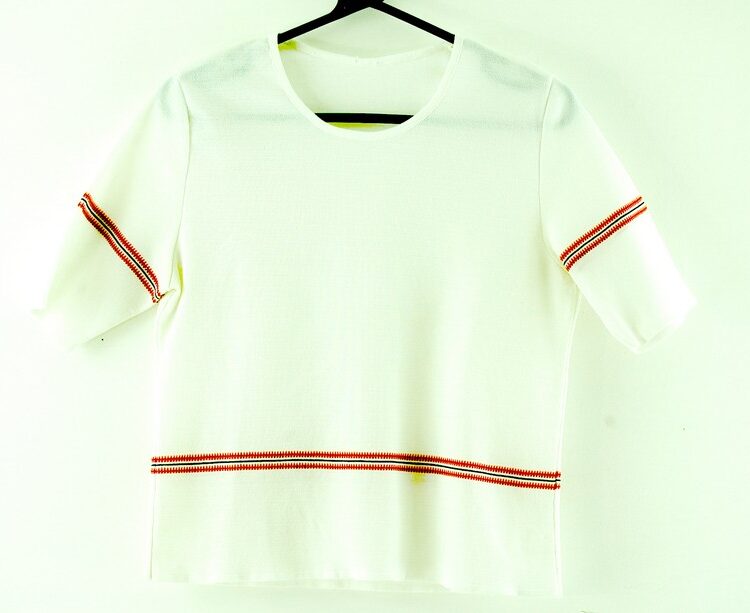 White 70s Top Womens