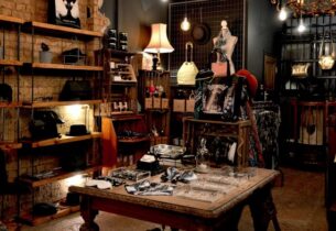 10 Of The Best Thrift Stores And Vintage Shops In London - The charming, retro-filled interior of Retromania vintage shop in Pimlico, with clothing, accessories and memorabilia charmingly displayed throughout the space.