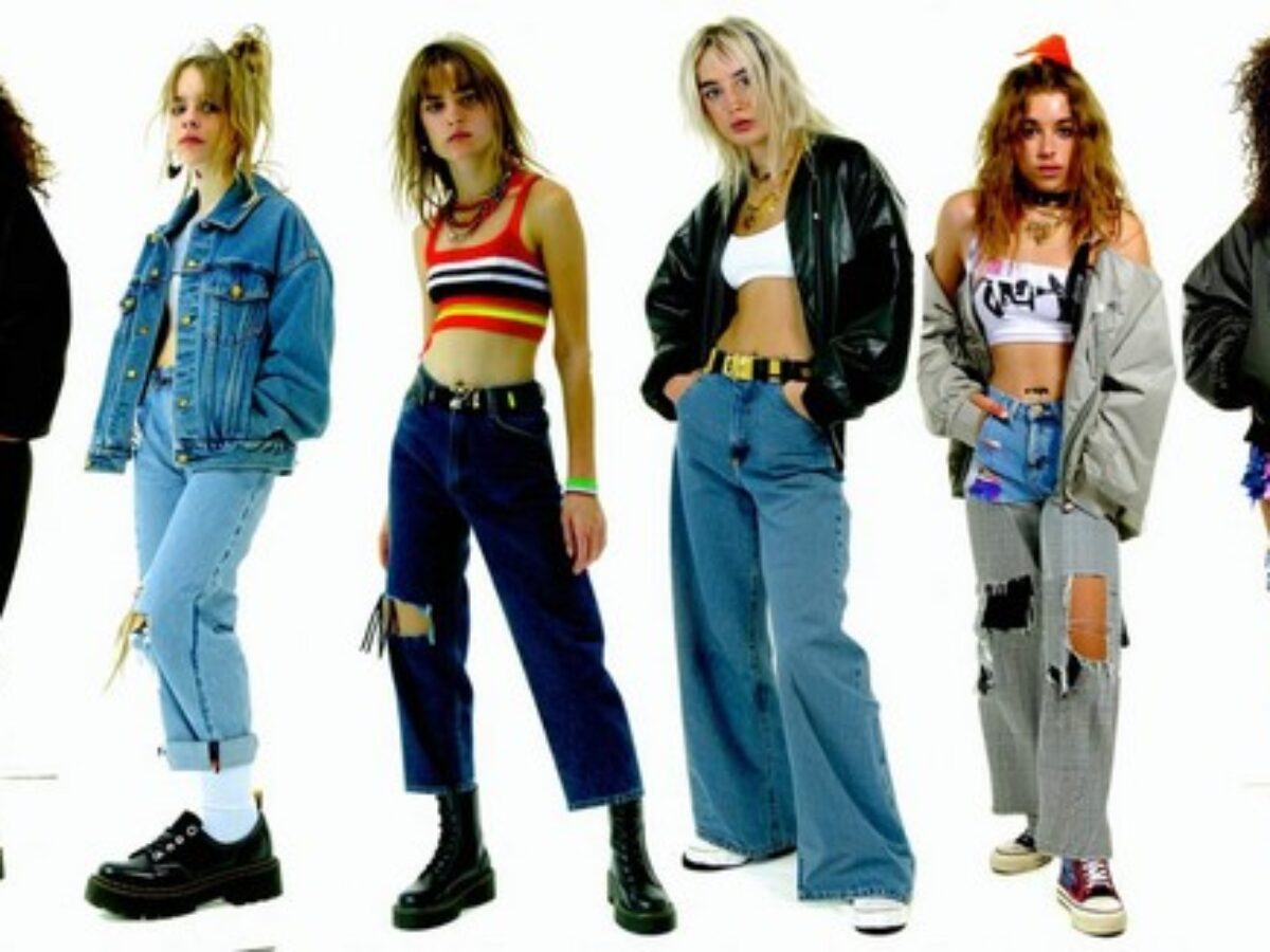 Key 90s Fashion Trends Blue 17 Vintage Clothing